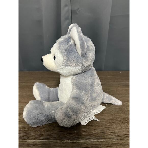 Health Touch Vibrating Massager Light Gray Husky‎ Plush - Picture 2 of 7